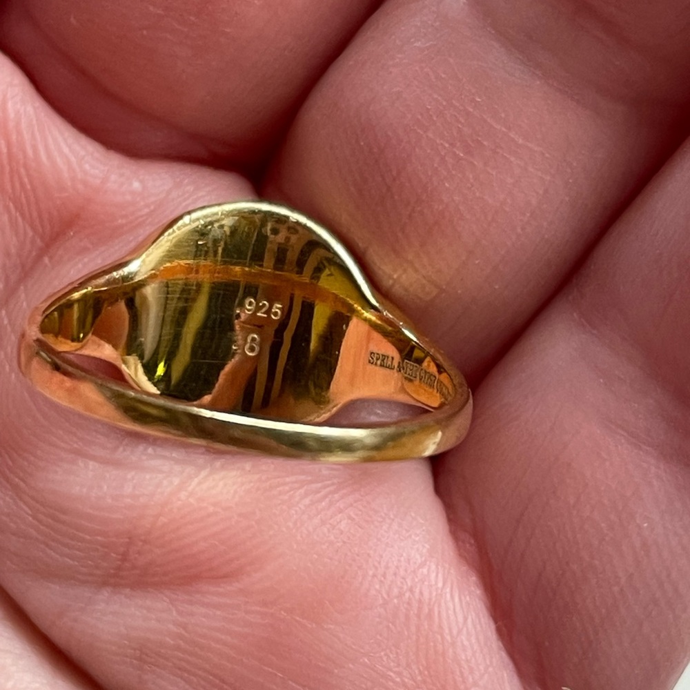 Spell | Gold Sagittarius Stargazer Zodiac Ring | 8 - Picture 7 of 13